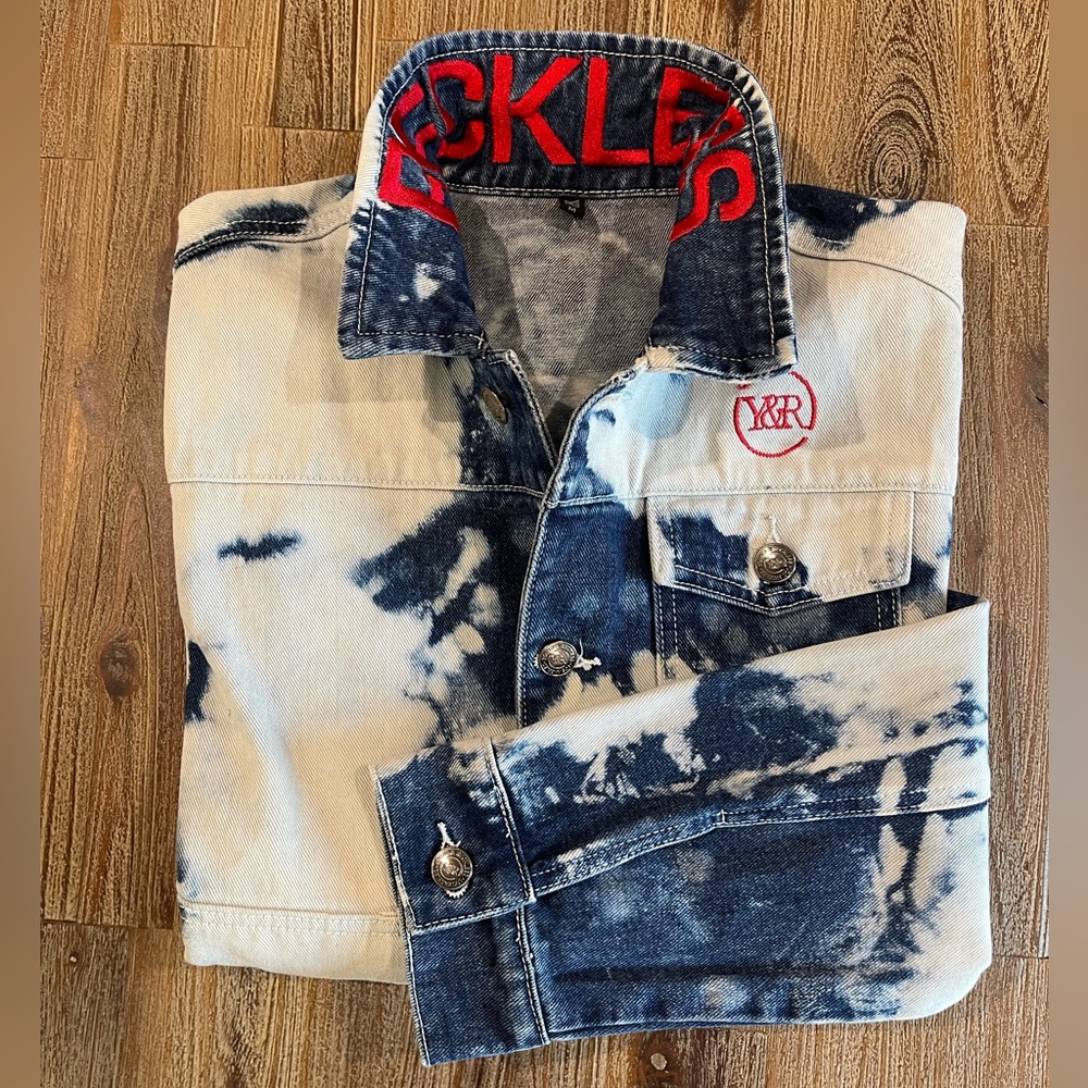 NEW Young & Reckless TIE DYE Men’s Jean Jacket Sz M